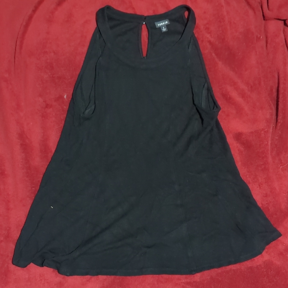 Torrid Black Sleeveless Top